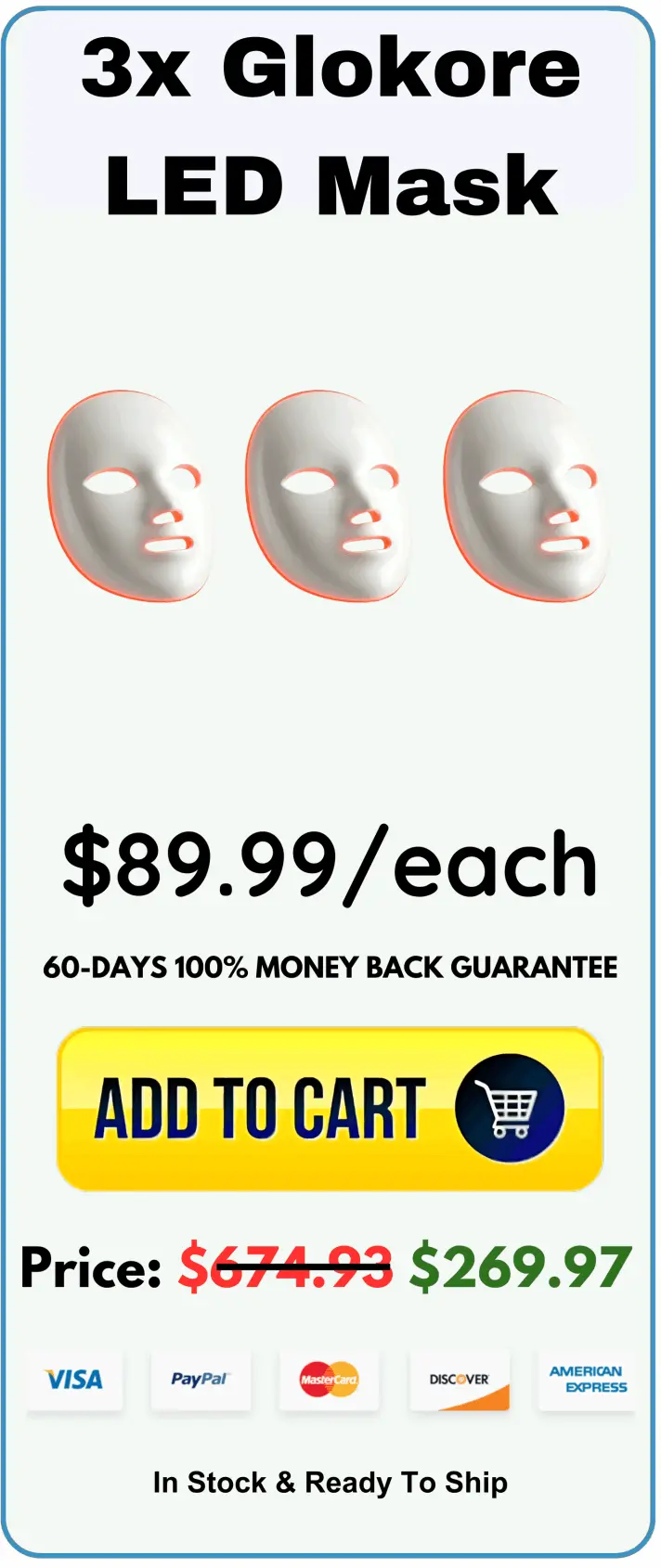 Glokore LED Mask offer package price